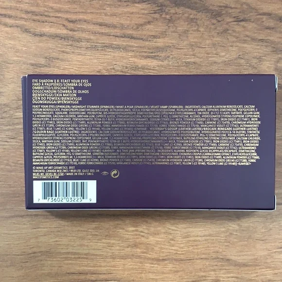 MAC Feast Your Eyes palette Tempting Fate Collection 2021 🍁 NIB RARE HTF - Picture 5 of 10